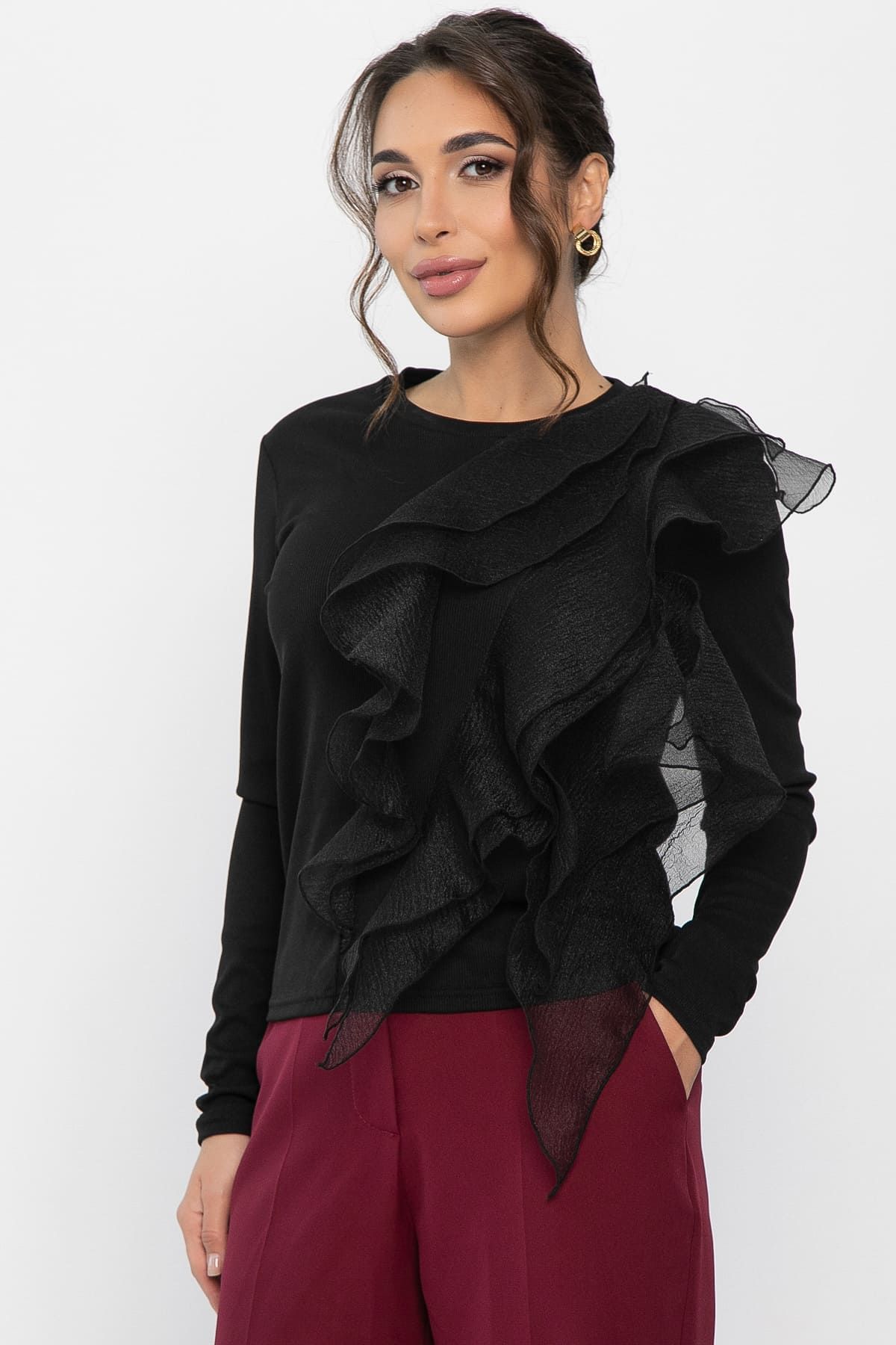 Блуза Риана (черная) Б14224-5М