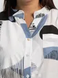 Блуза Лесная Фея (бело-синяя) Б16096-18М