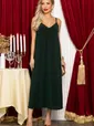 Платье-комбинация Сила притяжения (зеленое) П14480-7М