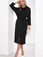 Платье Стильная Леди (черное) П11554