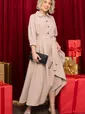 Платье Вечерняя симфония (бежевое) П14597-30М