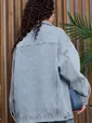 Жакет джинсовый Милана (серо-голубая) Б13370-4М