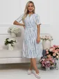 Платье Тоскана (голубо-белое) П15513-45М