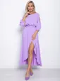 Платье Танго вдвоем (лиловое) П15166-1М