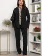Костюм брючный Альпия (черный) К14301-9М