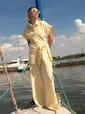 Костюм Стильный дуэт (нежно-желтый) К16082-5М