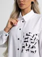 Рубашка Паола (белая) Б15480-8М