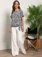 Блуза Эвери (синяя) Б15867-50М