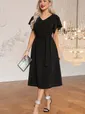 Платье вечернее Мелодия любви (черное) П14494-4М