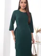 Платье "Фабиана" П7335 (зеленое)