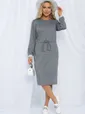 Платье Верона (серое) П11093