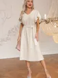 Платье вечернее Мелодия любви (крем-брюле) П14493-4М