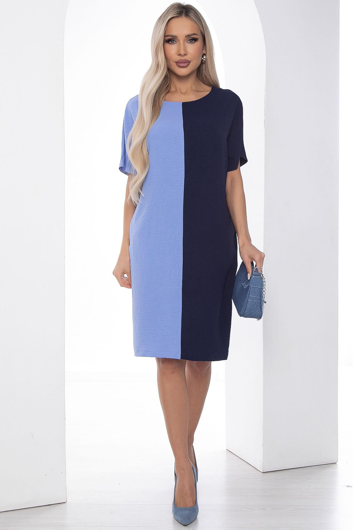 Платье Кайла (сине-голубое) П10248