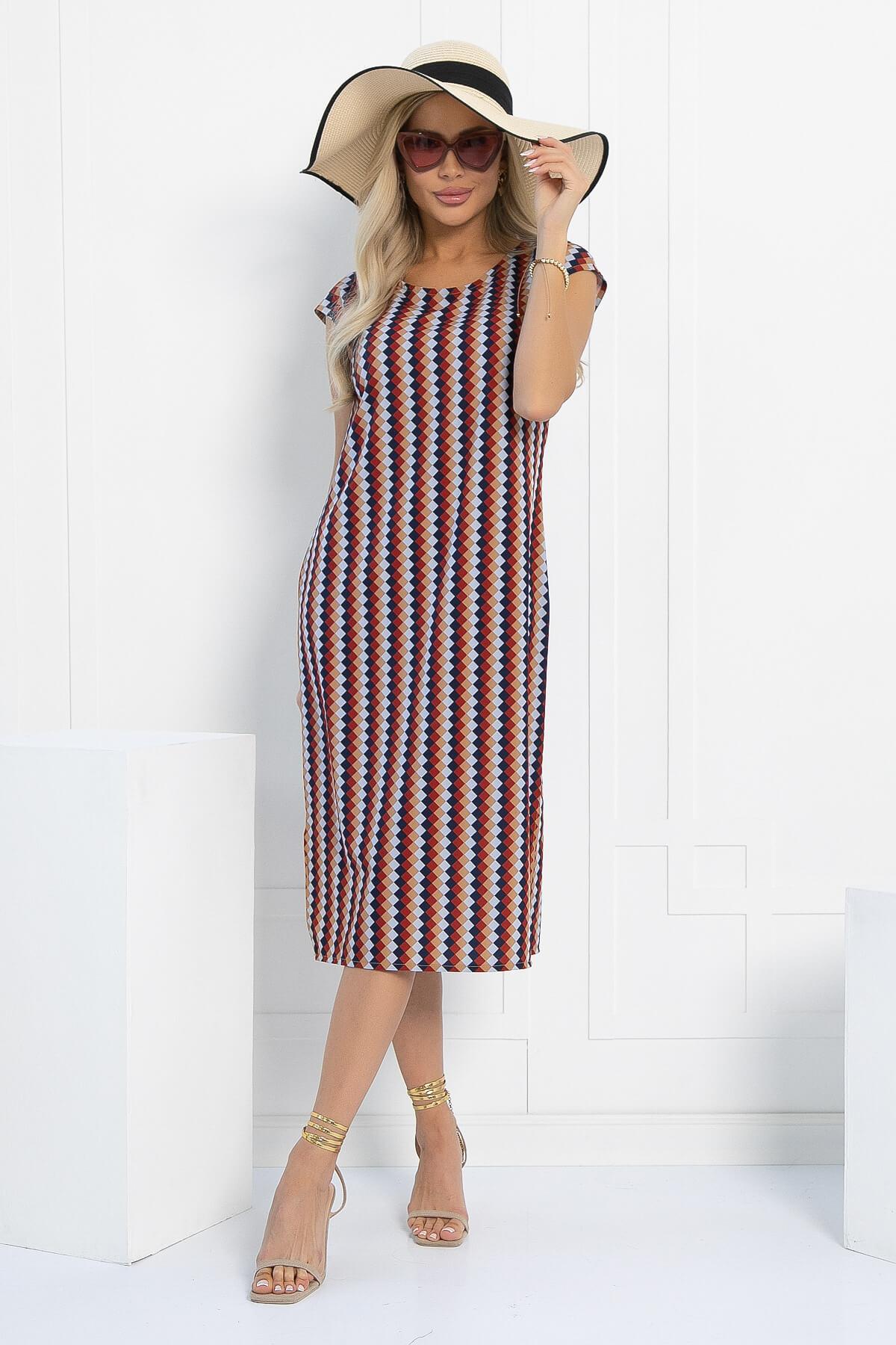 Платье Роксана (мультиколор) П13022-2М