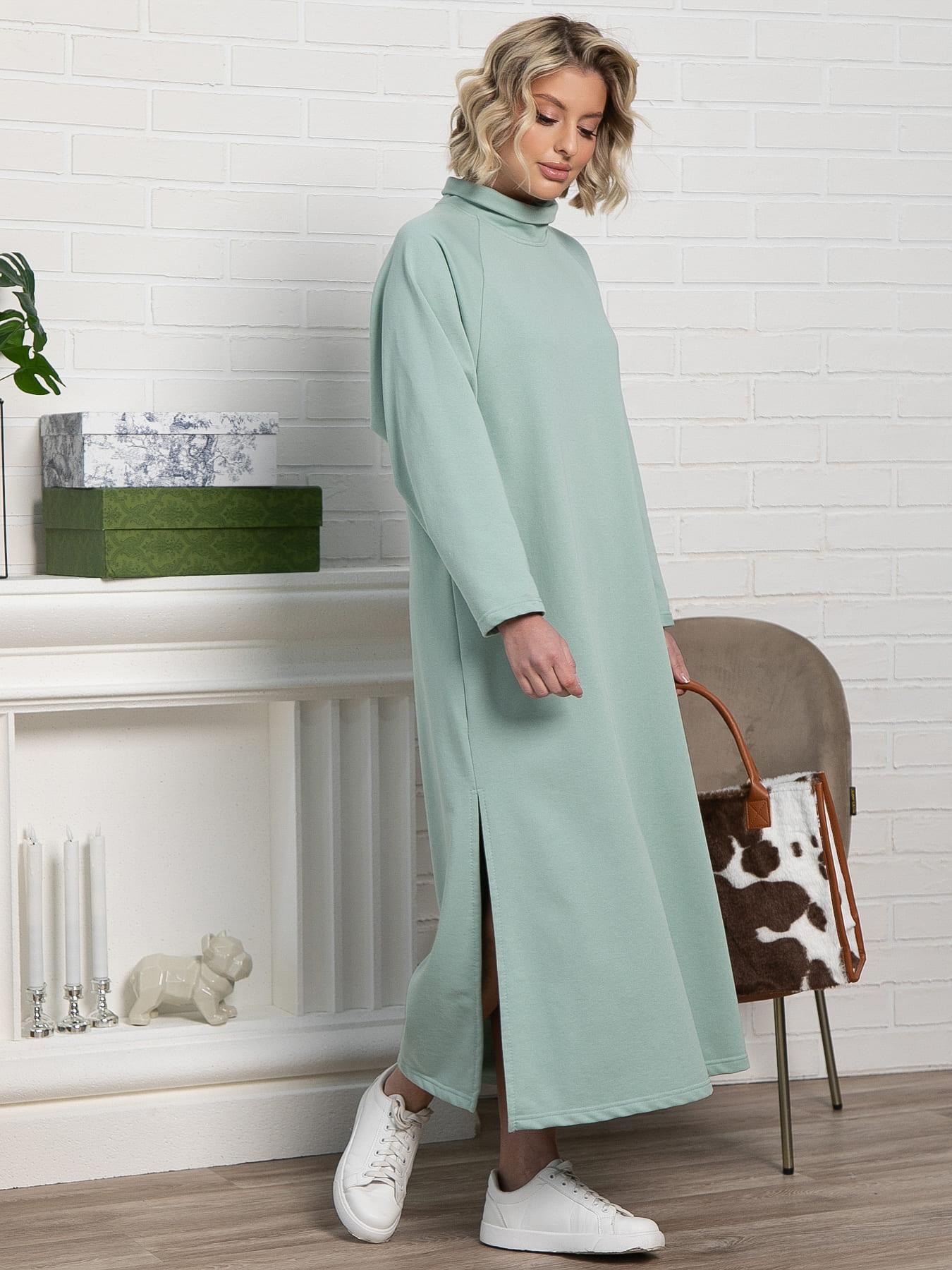 Платье Чувство комфорта (оливковое) П15199-14М