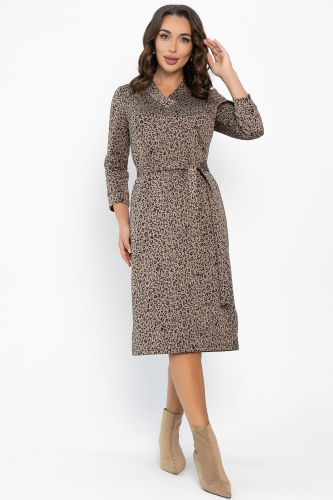 Платье Лаконичный стиль (капучино) П13751-19М