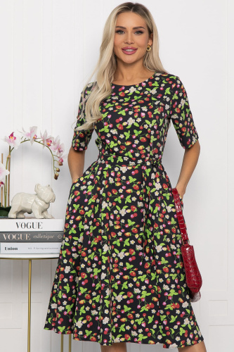 Платье Стиляги (черное) П13740-16М