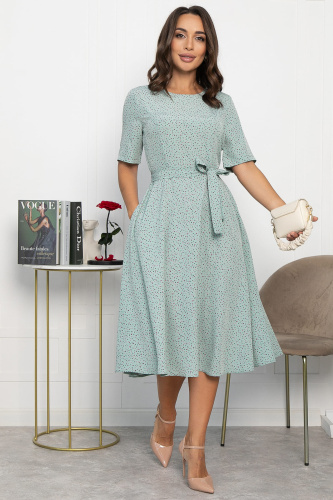 Платье Стиляги (светло-зеленое) П13999-16М