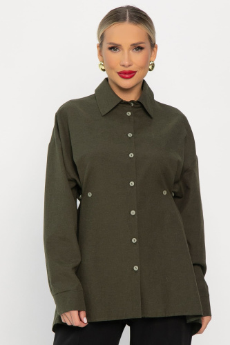 Рубашка Свободное падение (хаки) Б14192-5М