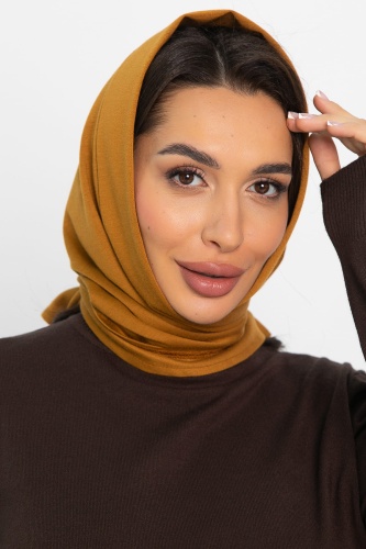 Косынка с отворотом (горчичная) КО19-23М