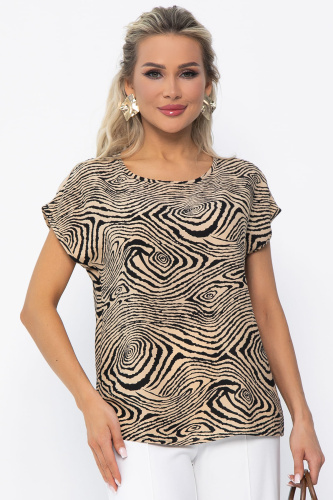 Блуза Покоряя сердца (зебра) Б13539-1М