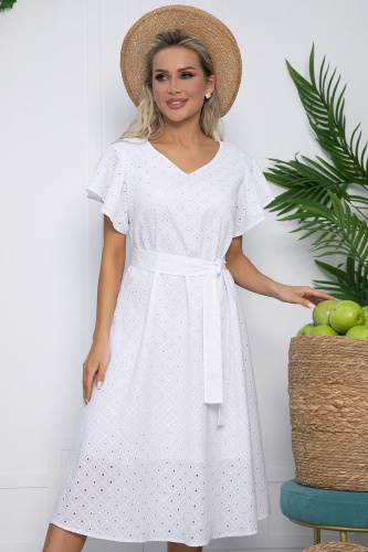 Платье Мелодия любви (белое) П13632-4М