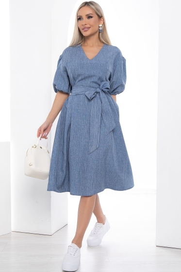 Платье "Аллегра" (джинс) П8524