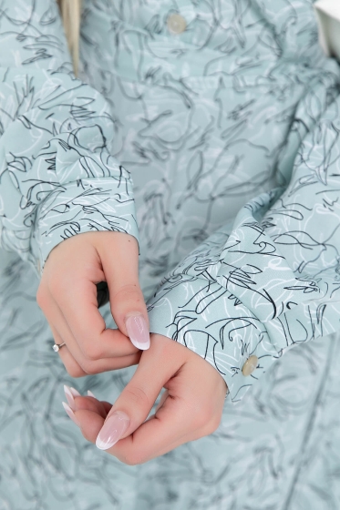 Платье "Арвен" (мята) П8355