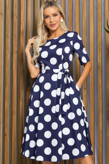 Платье Стиляги (синее) П13416-16М