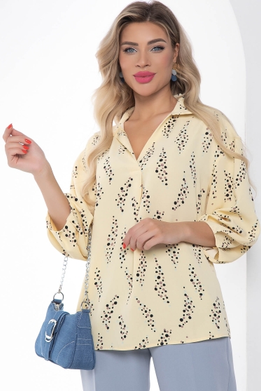 Блуза "Кейт" (светло-желтая) Б8669