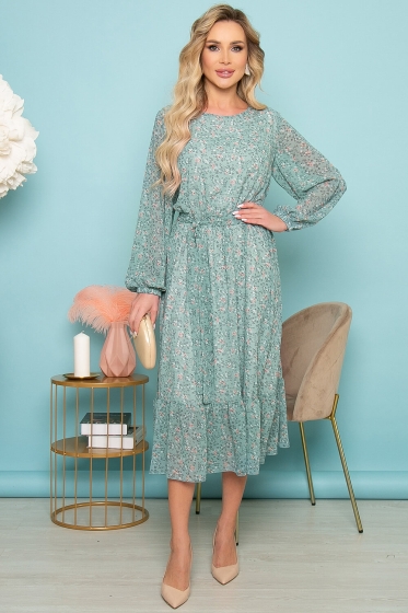 Платье "Фортуна" (полынь) П3453