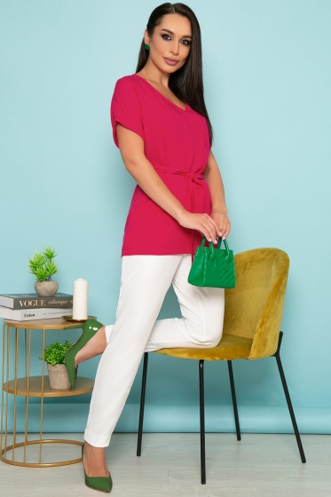 Блуза "Яркий сезон" (фуксия) Б3819