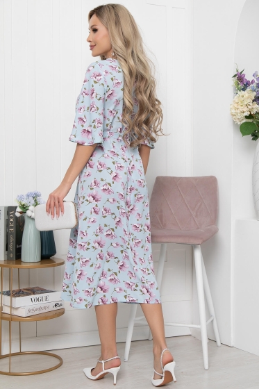 Платье "Натали" (голубое) П5856