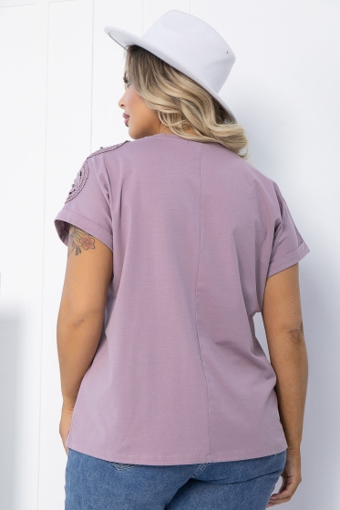 Блуза Время перемен (пыльно-фиолетовая) Б12774-20М