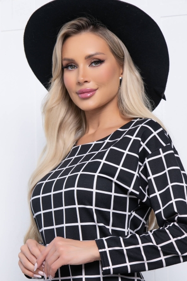 Платье "Амира" П7214 (Блэк)