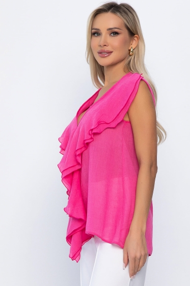 Блуза Поцелуй ветра (малиновая) Б13892-7М