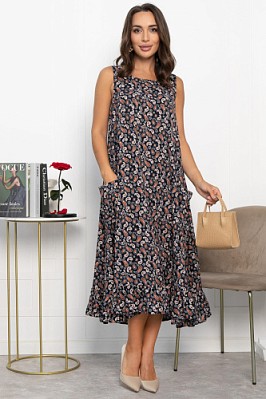 Сарафан Нимфа (синий) П14053-10М