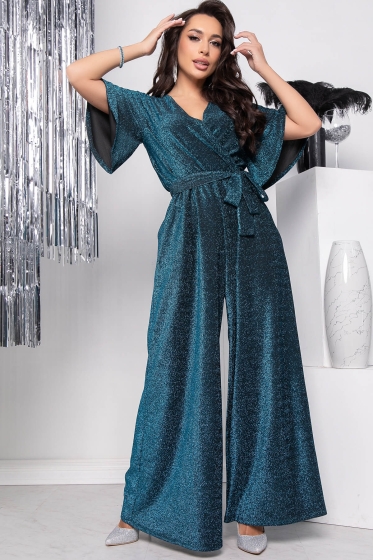 Комбинезон "Клео" (мерцающий синий) НЬЮ К7350