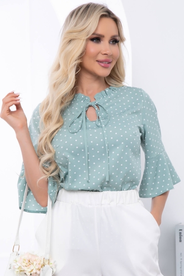 Блуза "Лоретта" (мята) НЬЮ Б6734