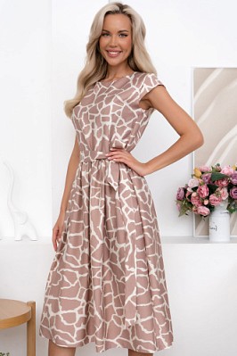 Платье Эдна (бежевое) П13875-45М