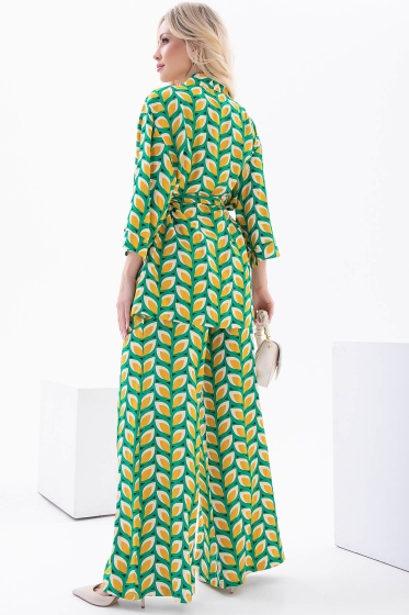 Костюм "Зарина" (абстракция/грин) К6005