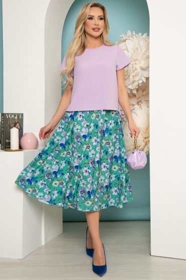 Блуза "Аврора" (лилас) Б3748