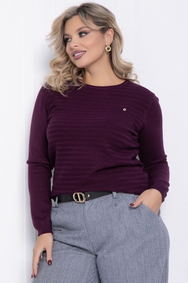 Джемпер Регина (сливовый) Б12302-20