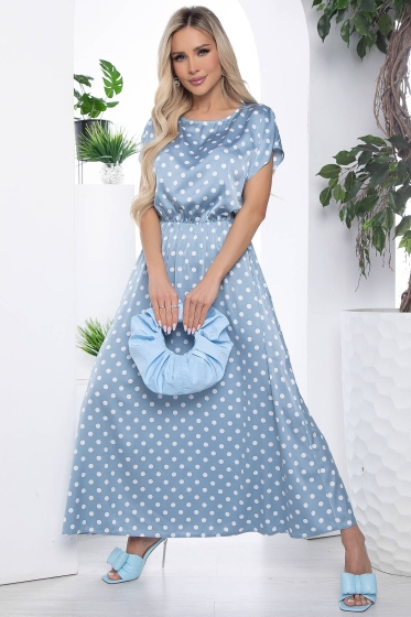 Платье Кейтлин голубое П10139