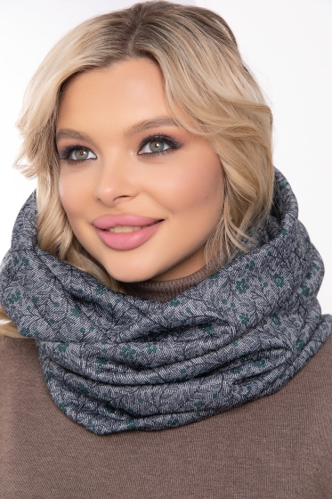 Снуд (зеленые цветы) СТ7