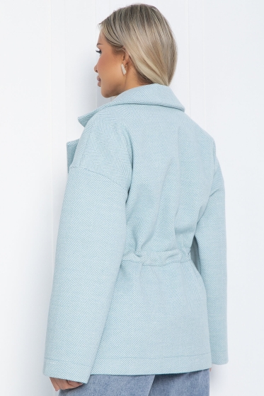 Пальто- пиджак (голубое) Б12398-7