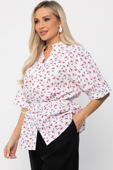 Блуза Мариша (белая) Б13669-30М
