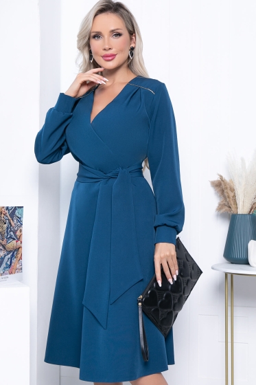 Платье "Леора" (морская волна) П7185