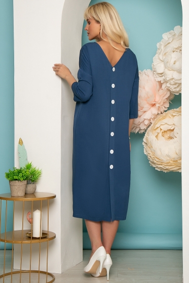 Платье "Лилит" (синее) П3670