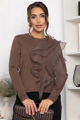 Блуза Риана (коричневая) Б14223-5М